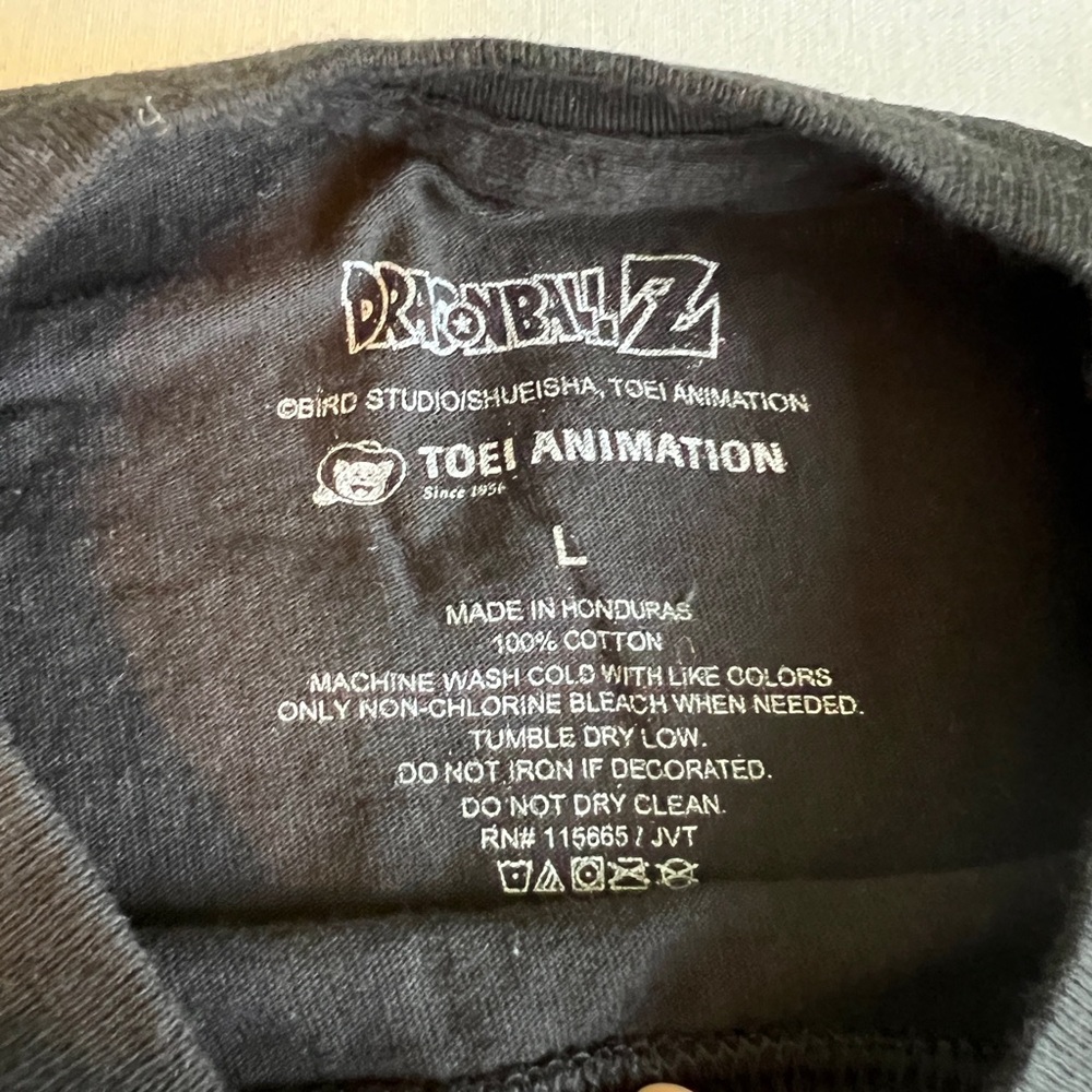 Dragon Ball Z Black and Orange Graphic Tee - Picture 3 of 5